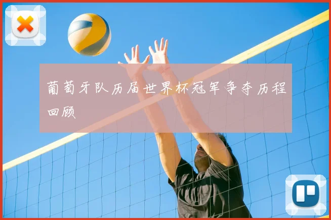 葡萄牙队历届世界杯冠军争夺历程回顾